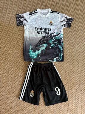 Kids' MBAPPÉ Soccer kit- Size 28